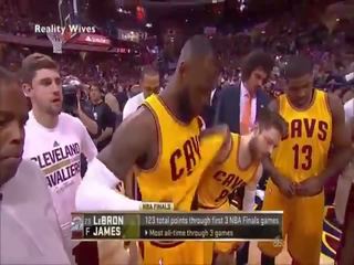 Lebron James accidentally shows pecker on TV