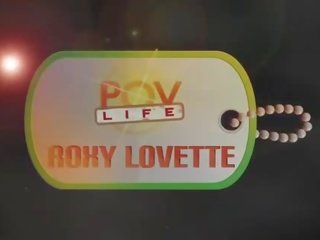 Povlife โดยธรรมชาติ นม บลอนด์ roxy lovette pov bange