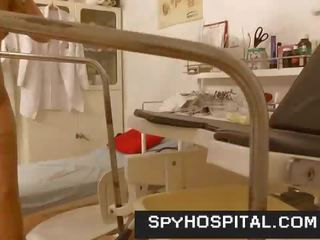 Incredible legs high heels teen went to gynecologist hidden cam clip