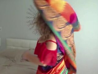 Desi Indian Red Saree Aunty Undressed Part - 1: HD porn 93