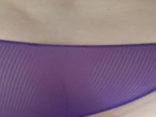 Fanny scheet en billenkoek in purple knickers