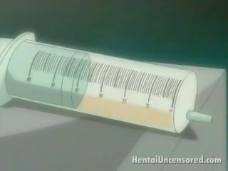 Erótico hentai enfermeira obtendo cona injected por um oversexed dr.